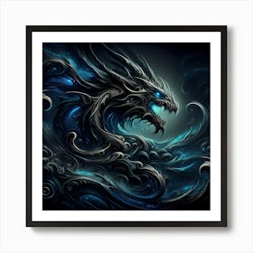 Dark Dragon 1 Art Print