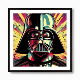 Darth Vader Pop Art Explosion Star Wars Art Print Art Print