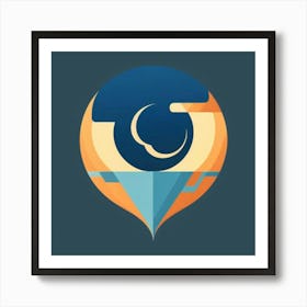 Eye Logo Art Print