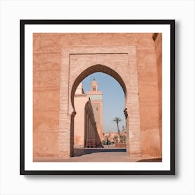 Mosque Marrakech Morocco Art Print