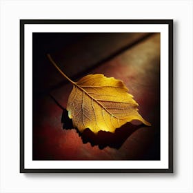 Autumn Leaf Affiche