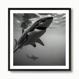 Great White Shark 7 Art Print