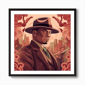 Man In The Hat Art Print