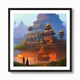 Indian Temple Art Print