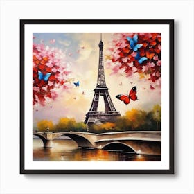 Paris Eiffel Tower 93 Art Print