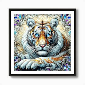 Creative Wild Animal Representation 82 Art Print