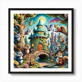 Fairy Tale Forest Art Print