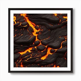 Lava Flow 10 Art Print