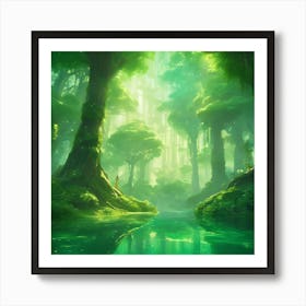 A Aream Forest Art Print