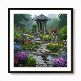 Zen Garden 1 Art Print