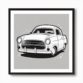 Vintage Car 1 Art Print