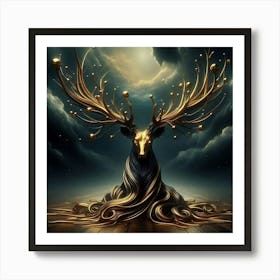 Deer Art 1 Art Print