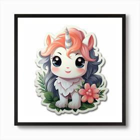 Unicorn Sticker 115 Art Print