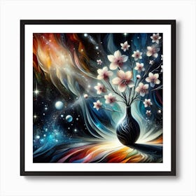 Flower vase 3 Art Print