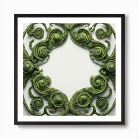 Fern Wreath Art Print