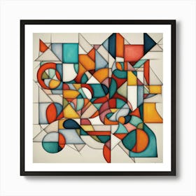 Cubism Artwork Art Print