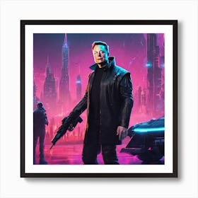 Elon Musk 6 Art Print