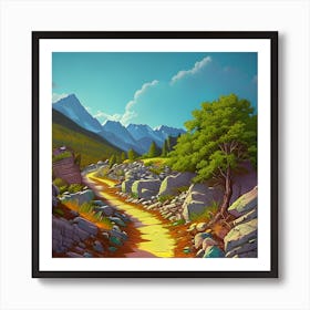 Mountain Highway Art Print