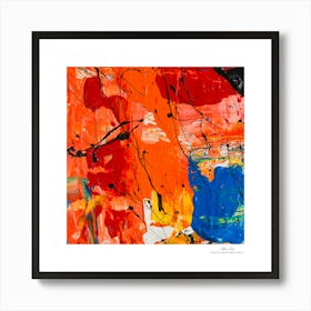 Contemporary art, modern art, mixing colors together, hope, renewal, strength, activity, vitality. American style.52 Poster