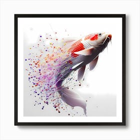 Creative Abstract Visual 155 Art Print