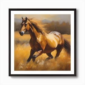 Horse Galloping 2 Art Print