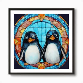 Penguins Art Print