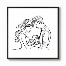 Creative Love And Relationship Illustration 33 Art Print