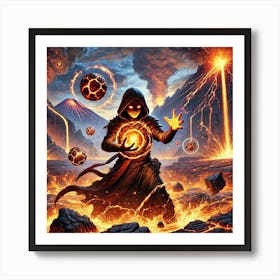 Nerys Child Geothermal Mastery Converted Art Print