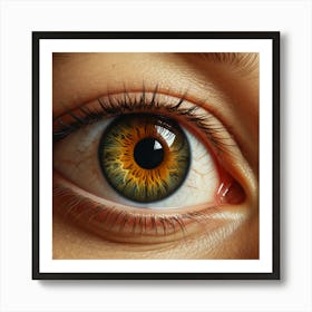 Eye Of A Woman Art Print