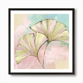 Ginkgo Leaves 2 Art Print