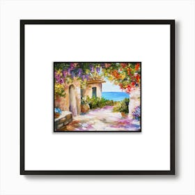 Mediterranean Garden Art Print