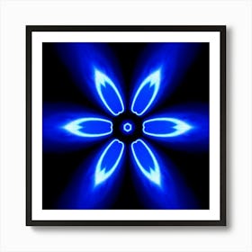 Blue Flower 6 Poster