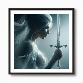 Witch And The Sword Art Print