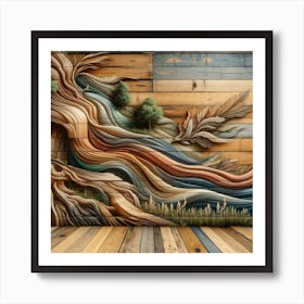 Tree In The Woods Art Print