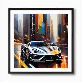 Gt1 car 3 Art Print