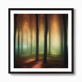 Mystical Forest Retreat 16 Art Print