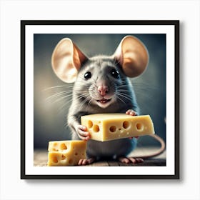 Happy Mouse Art Print