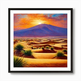 Sahara Desert, Africa Art Print