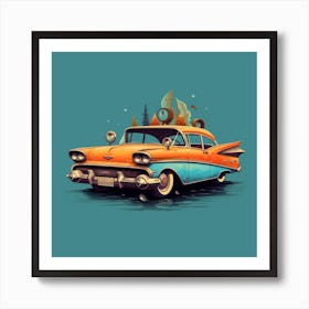 Chevrolet Bel Air Art Print