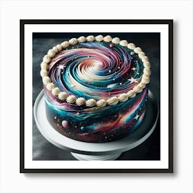 Galaxy Cake 1 Art Print