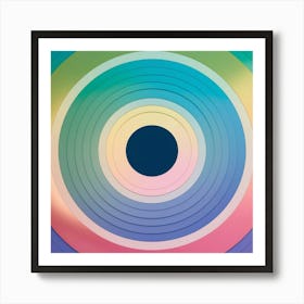 Rainbow Circle 4 Art Print