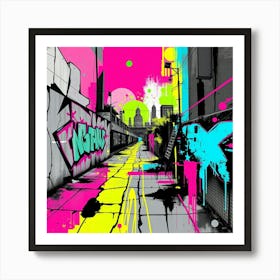 Graffiti Street Art Art Print