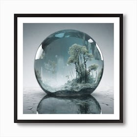 Snow Globe 1 Art Print