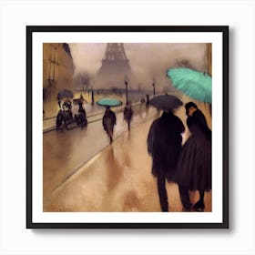 Paris Eiffel Tower 6 Art Print