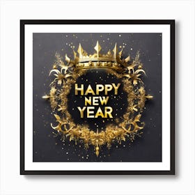 Happy New Year 76 Art Print