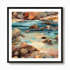 California Beach 11 Art Print