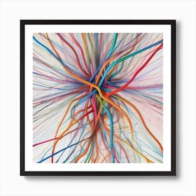 Wires 9 Art Print