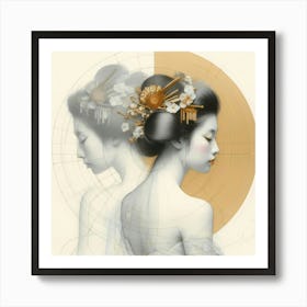 Creativel Geisha Illustration 121 Poster