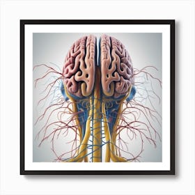 Human Brain 77 Art Print