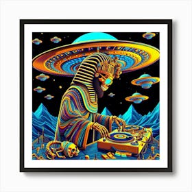 Egyptian Dj Art Print